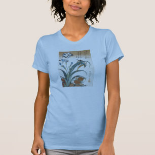 Kingfisher with Irises, Hokusai, 1834 Tee Shirt