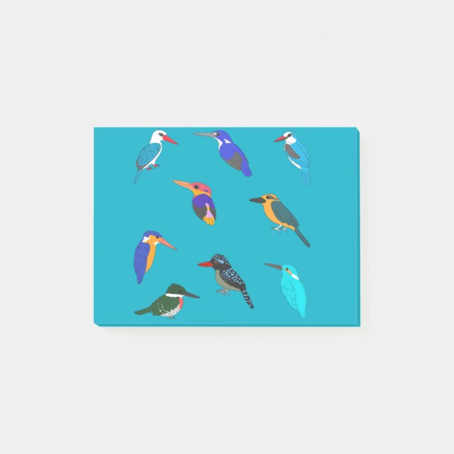 Kingfishers Post-it Block (Framsida)