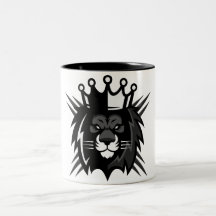 KingLand ∞ Majesté du Lion - Tasse à Deux Couleurs