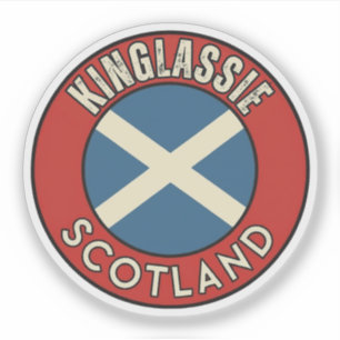 Kinglassie, Skottland Klistermärken