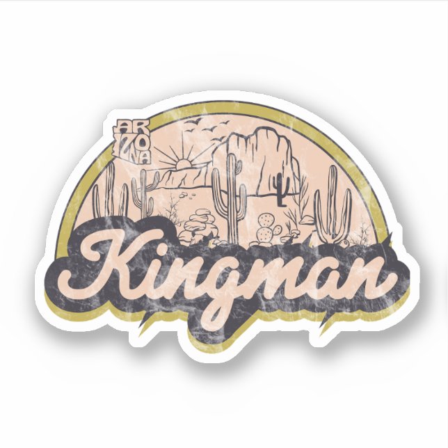 Kingman, Arizona Klistermärken (Framsida)