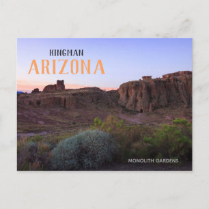 Kingman Arizona Monolith Gardens Vykort