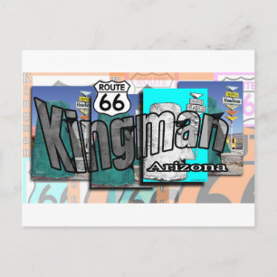 Kingman Arizona rutt 66 Vykort