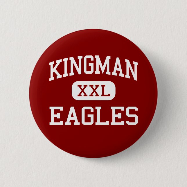 Kingman - örnar - högstadium - Kingman Kansas Knapp (Framsida)