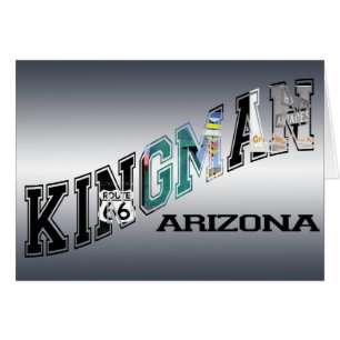kingmanarizona rutt 66 hälsningskort