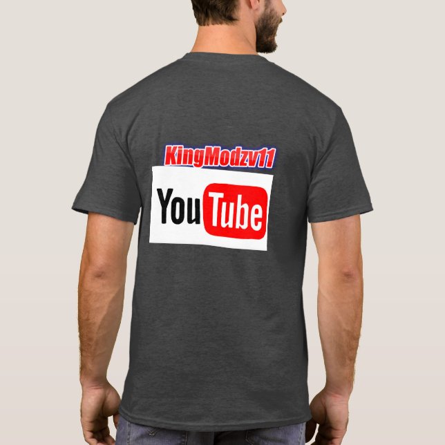 KingModzv11 youtube Tee Shirt (Baksida)