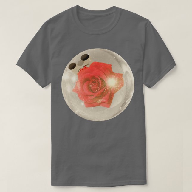 Kingpin Big Erns Ro Bowling Ball T Shirt (Design framsida)