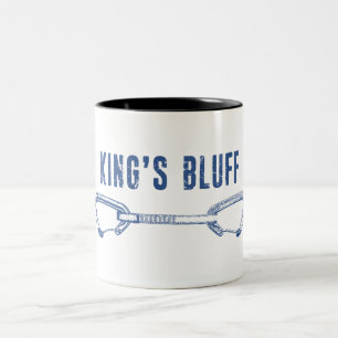 King's Bluff Tennessee Klippklättring Quickdraw Två-Tonad Mugg