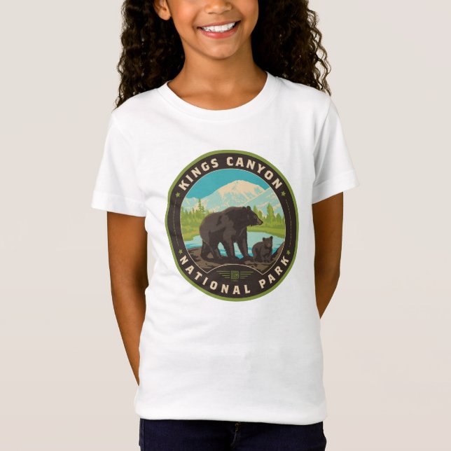Kings Canyon National Parks T Shirt (Framsida)