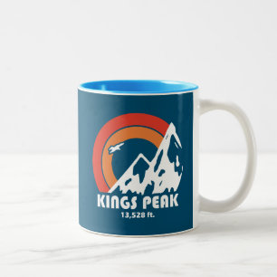 Kings Peak Utah Sun Eagle Två-Tonad Mugg