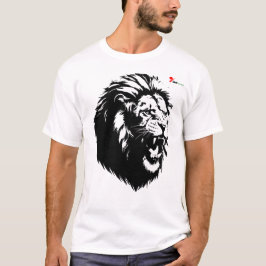 "King's Roar" Vrålande Lejon T-Shirt
