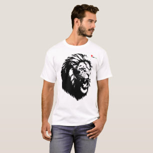 "King's Roar" Vrålande Lejon T-Shirt