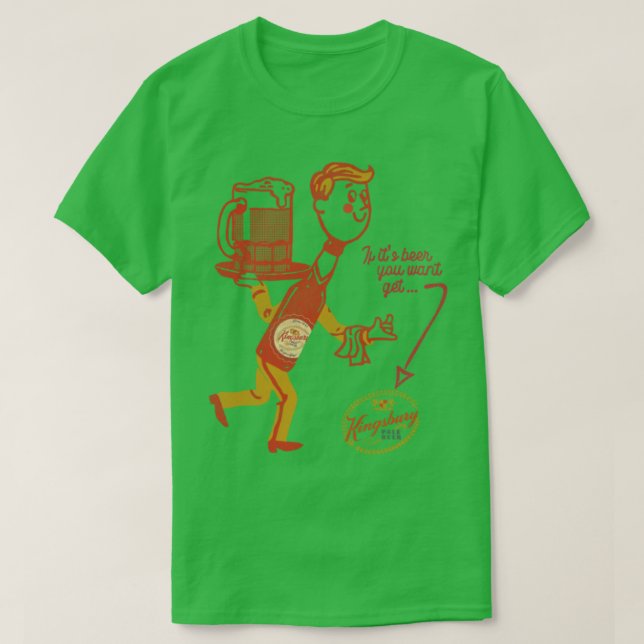 Kingsbury Beer Man T Shirt (Design framsida)