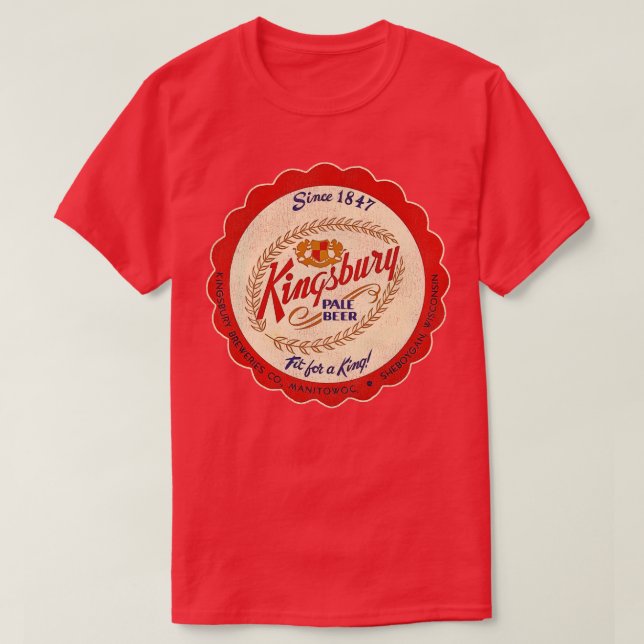 Kingsbury Beer T Shirt (Design framsida)
