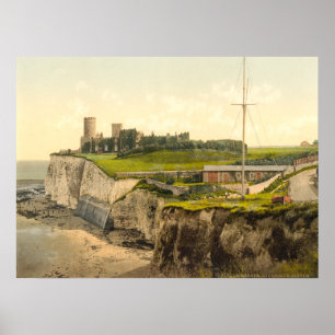 Kingsgate slott, Margate, Kent, England Poster