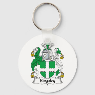 Kingsley familjvapensköld nyckelring
