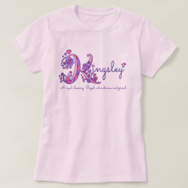Kingsley namn och dam & Flickkläder T-shirt