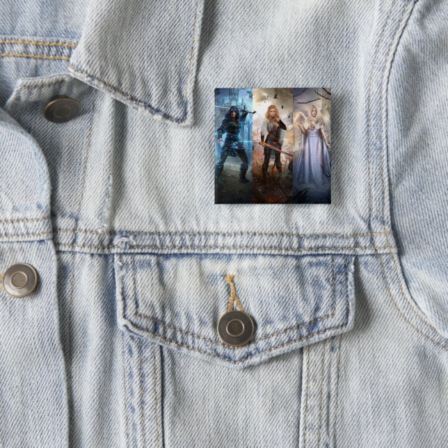 Kingsmen Chronicles Trilogy Fantasy Art Button Pin Knapp (In Situ)