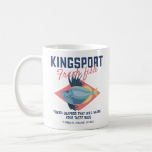 Kingsport Fresh Fish Lovecraftian Kaffemugg