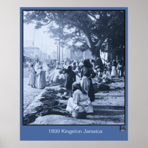 Kingston 1899 Jamaica marknadsför Poster
