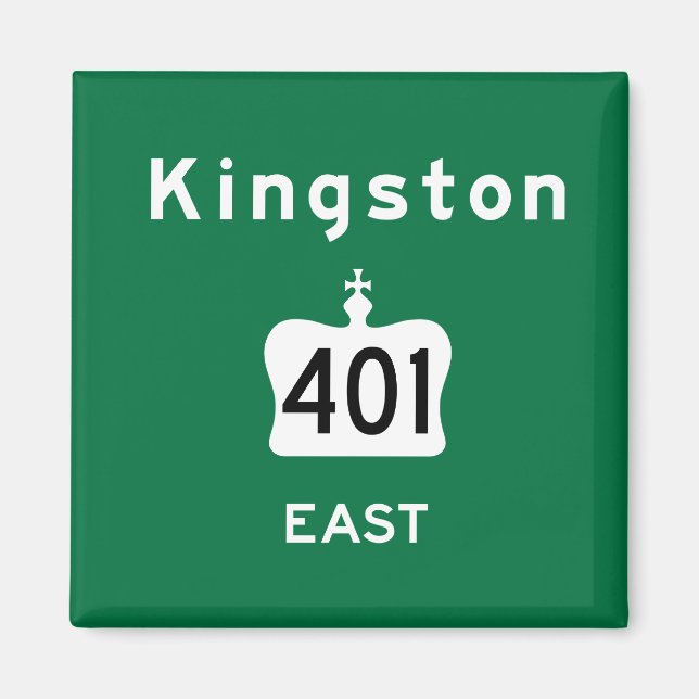 Kingston 401 magnet (Framsidan)