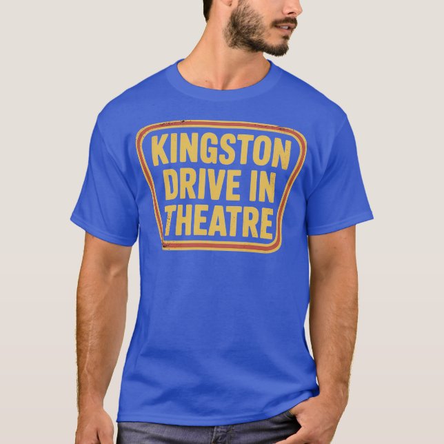 Kingston Drive-In Theater Kingston, MORSA T Shirt (Framsida)