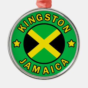 Kingston Jamaica Julgransprydnad Metall