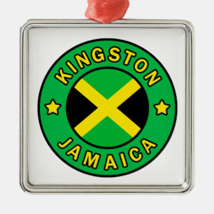 Kingston Jamaica Julgransprydnad Metall