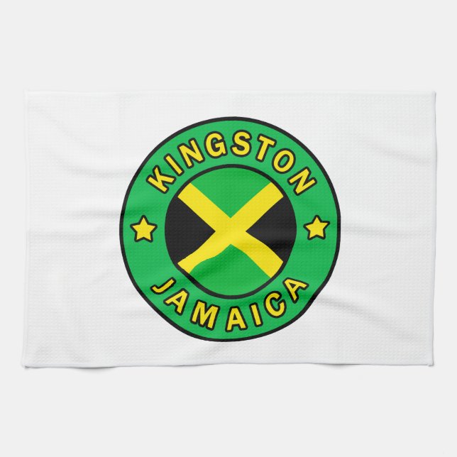Kingston Jamaica Kökshandduk (Horisontell)