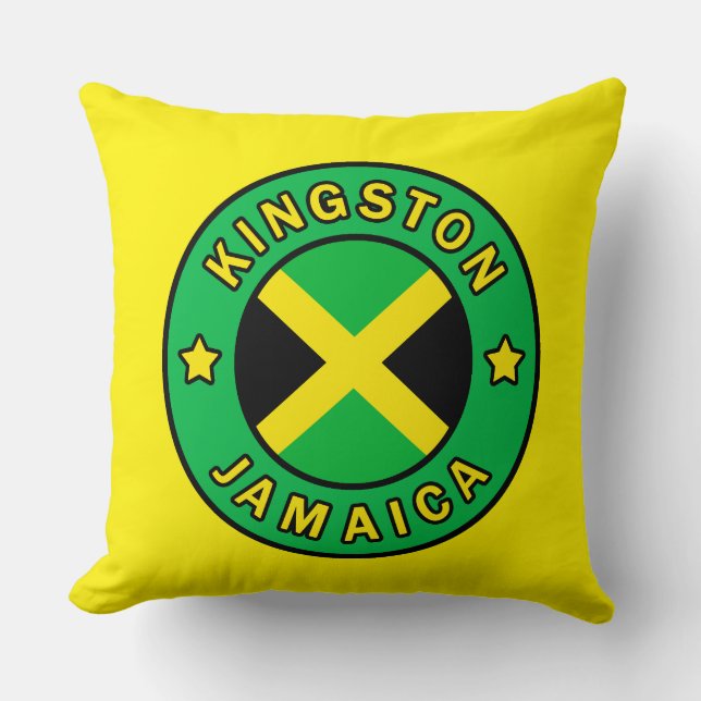 Kingston Jamaica Kudde (Framsida)