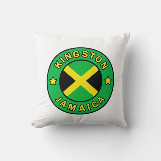Kingston Jamaica Kudde (Framsida)