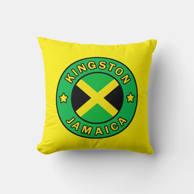 Kingston Jamaica Kudde (Framsida)