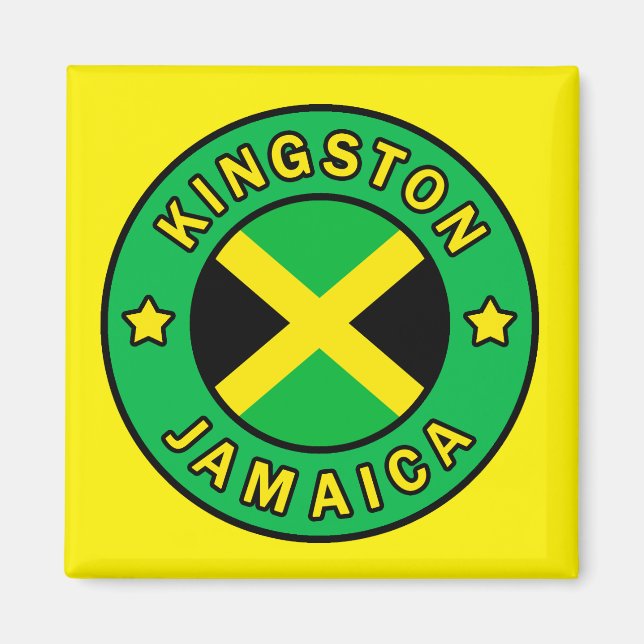 Kingston Jamaica Magnet (Framsidan)