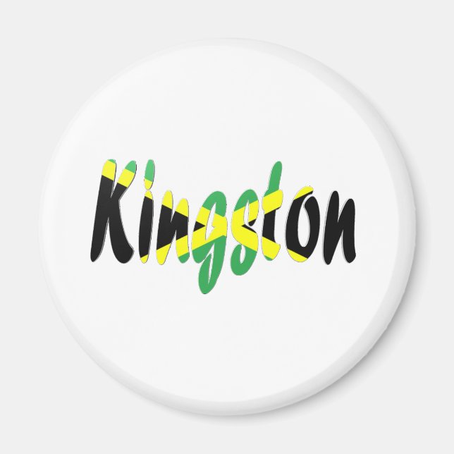 Kingston, Jamaica Magnet (Framsidan)