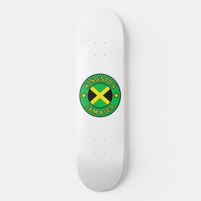 Kingston Jamaica Old School Skateboard Bräda 18 Cm (Framsida)