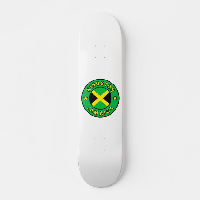 Kingston Jamaica Old School Skateboard Bräda 21,6 Cm (Framsida)