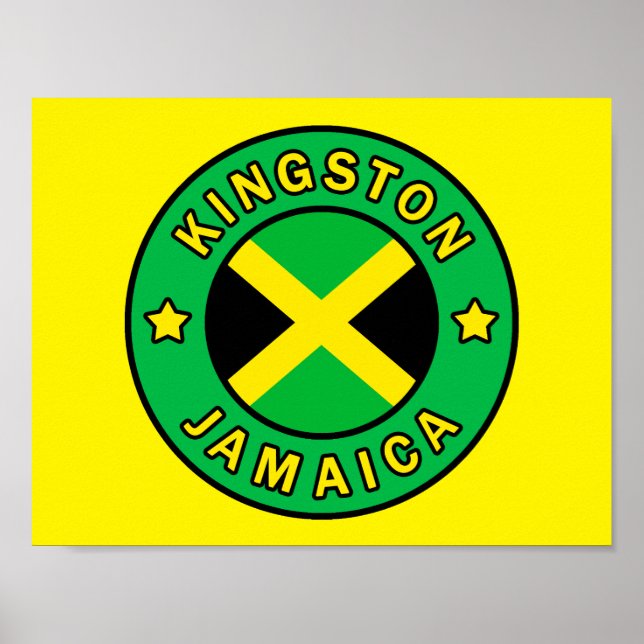 Kingston Jamaica Poster (Framsidan)