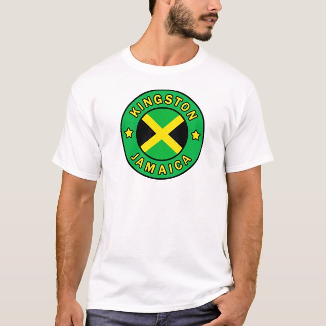 Kingston Jamaica-skjortan Tee (Framsida)