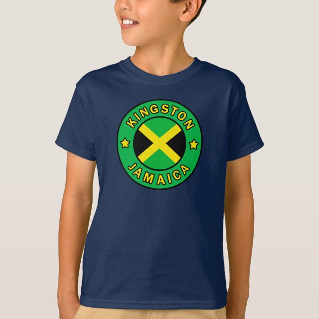 Kingston Jamaica T Shirt (Framsida)