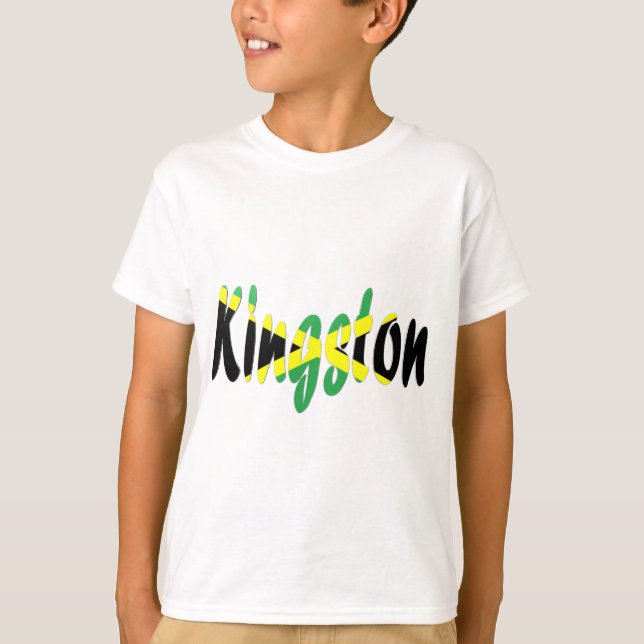 Kingston Jamaica Tee Shirt (Framsida)