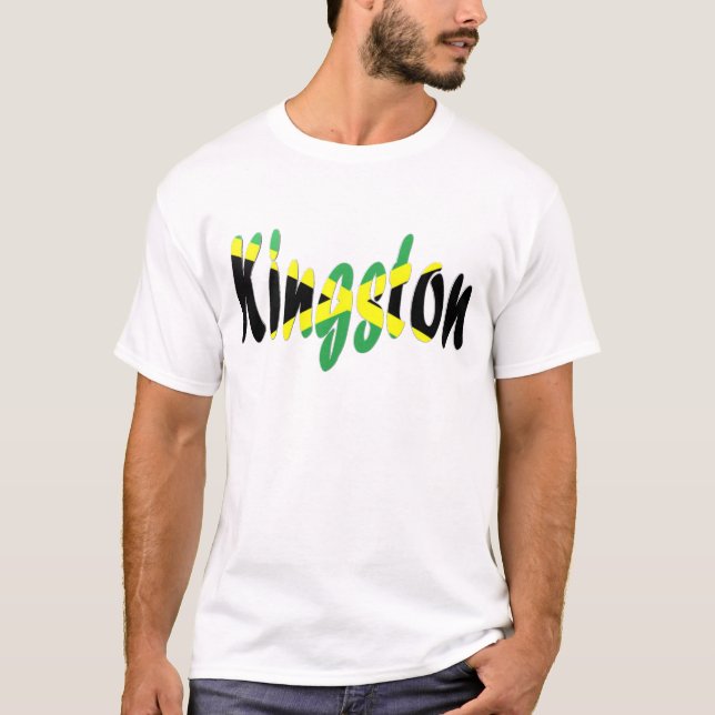 Kingston Jamaica Tee Shirt (Framsida)