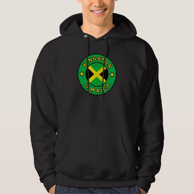 Kingston Jamaica Tröja Med Luva (Framsida)