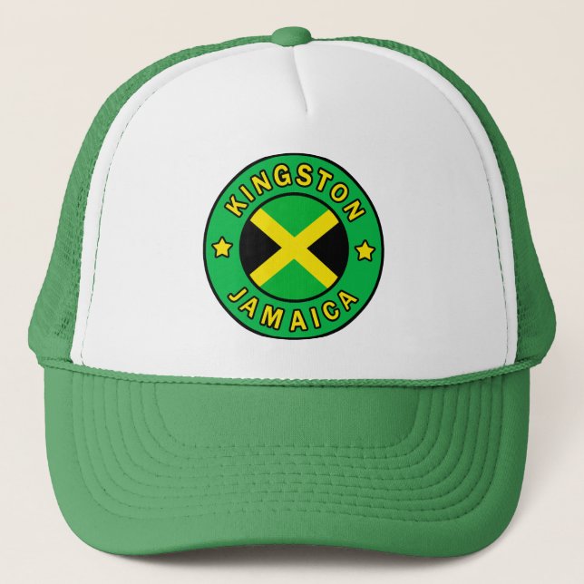 Kingston Jamaica Truckerkeps (Framsida)