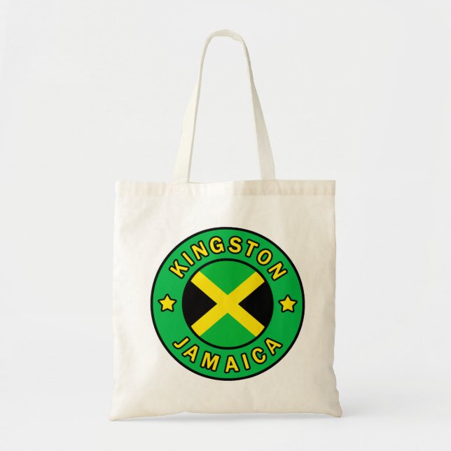 Kingston Jamaica Tygkasse (Framsidan)