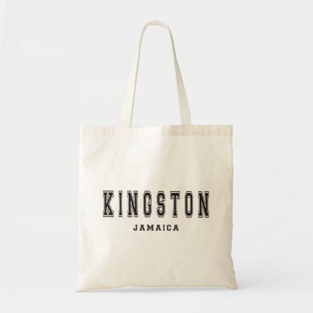 Kingston Jamaica Tygkasse (Framsidan)