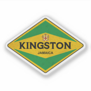Kingston Jamaica Vintage Klistermärken
