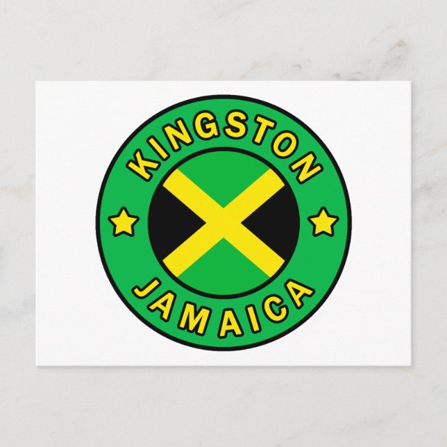 Kingston Jamaica Vykort (Framsida)