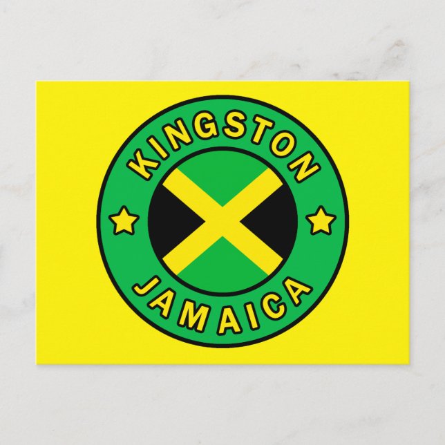 Kingston Jamaica Vykort (Framsida)