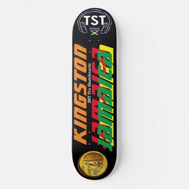 KINGSTON JMT 8 1/2-tums Skateboard-däck Mini Skateboard Bräda 18,5 Cm (Framsida)