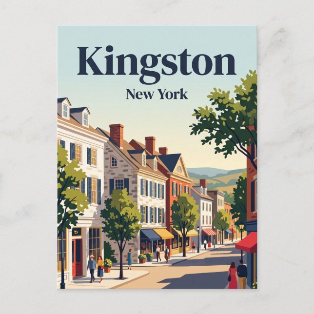 Kingston, New York Vykort (Framsida)
